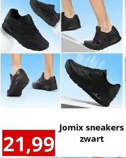 NH Market Jomix sneakers zwart aanbieding