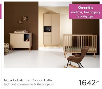Baby & Tiener Quax babykamer Cocoon Latte aanbieding