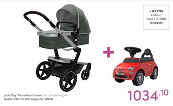 Baby & Tiener Joolz Day Marvellous Green 2-in-1 kinderwagen aanbieding