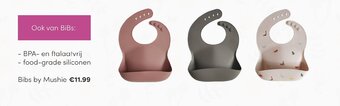 Baby & Tiener Bibs by Mushie aanbieding
