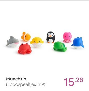 Baby & Tiener Munchkin 8 badspeeltjes aanbieding