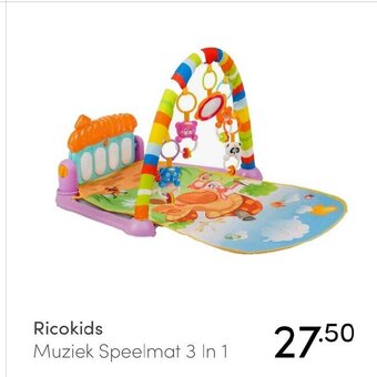 Baby & Tiener Ricokids Muziek Speelmat 3 in 1 aanbieding