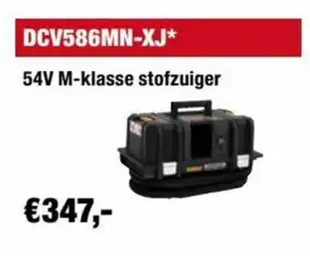 DeWALT DCV586MN-XJ 54V M-klasse stofzuiger aanbieding