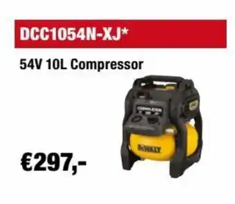 DeWALT DCC1054N-XJ 54V 10L Compressor aanbieding
