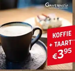 BE-Okay Gaverpatio Koffie + Taart aanbieding
