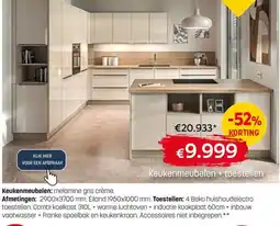 BE-Okay Keukenmeubelen + Toestellen aanbieding