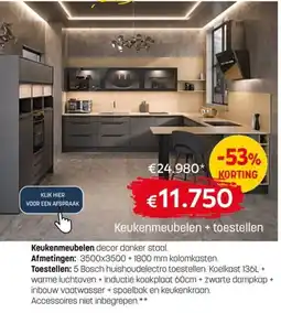BE-Okay Keukenmeubelen + toestellen aanbieding