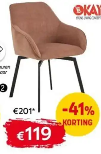 BE-Okay Stoel aanbieding