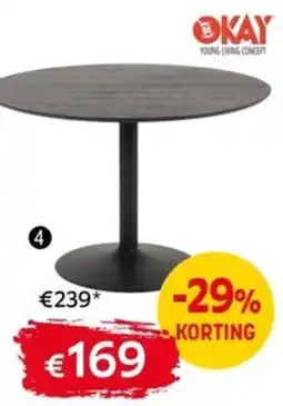 BE-Okay Tafel aanbieding