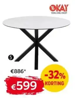 BE-Okay Tafel aanbieding