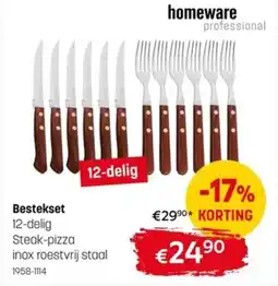 BE-Okay homeware professional Bestekset aanbieding