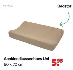 Baby-Dump Meyco Aankleedkussenhoes Uni aanbieding