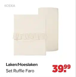 Baby-Dump Koeka Laken / Hoeslaken aanbieding