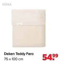 Baby-Dump Deken Teddy Faro aanbieding