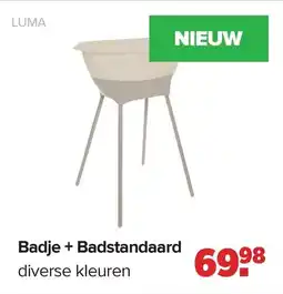 Baby-Dump Luma Badje + Badstandaard aanbieding