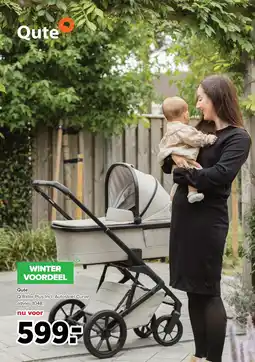 Baby-Dump Qute Q-Rider Plus Incl. Autostoel Curve aanbieding