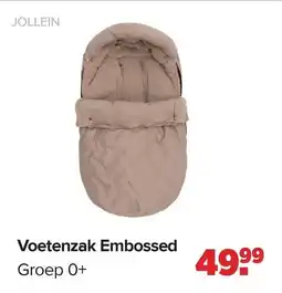 Baby-Dump Jollein Voetenzak Embossed Groep 0+ aanbieding