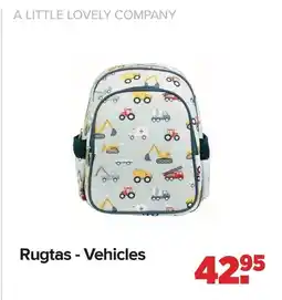 Baby-Dump A Little Lovely Company Rugtas Vehicles aanbieding