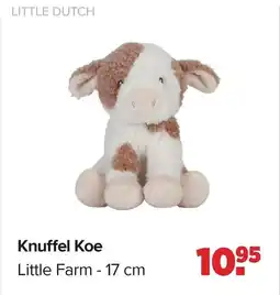 Baby-Dump Little Dutch Knuffel Koe aanbieding