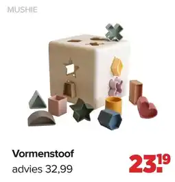 Baby-Dump Mushie Vormenstoof aanbieding