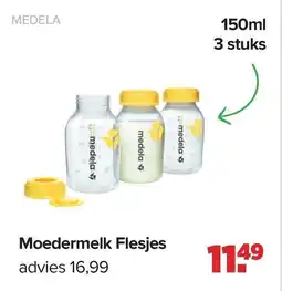 Baby-Dump Medela Moedermelk Flesjes aanbieding