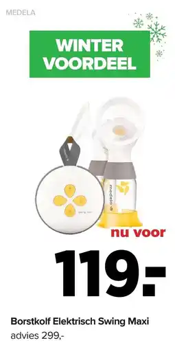 Baby-Dump Medela Borstkolf Elektrisch Swing Maxi aanbieding