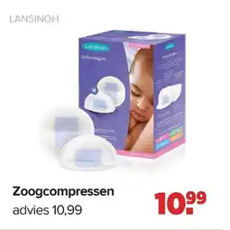 Baby-Dump Lansinoh Zoogcompressen aanbieding