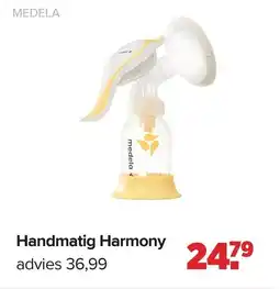 Baby-Dump Medela Handmatig Harmony aanbieding