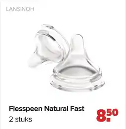 Baby-Dump Lansinoh Flesspeen Natural Fast aanbieding