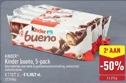 ALDI Kinder bueno aanbieding