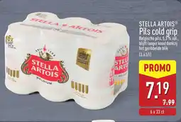 ALDI Stella artois pils cold grip aanbieding