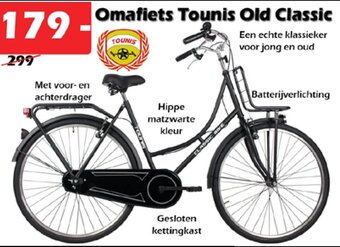 iTEK Omafiets Tounis Old Classic aanbieding
