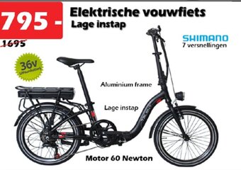 iTEK Elektrische vouwfiets aanbieding