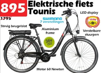 iTEK Elektrische fiets Tounis aanbieding