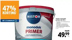 GAMMA Histor monodek primer wit aanbieding