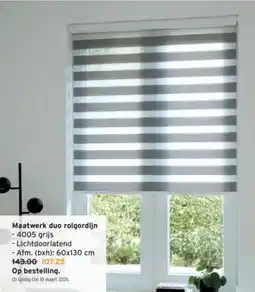 GAMMA Maatwerk duo rolgordijn aanbieding