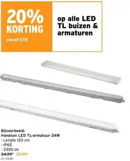 GAMMA Handson LED TL-armatuur 24W aanbieding