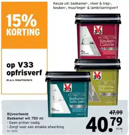 GAMMA Op V33 opfrisverf aanbieding