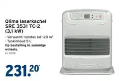 GAMMA Qlima laserkachel SRE 3531 TC-2 aanbieding
