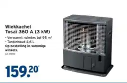 GAMMA Wiekkachel Tosaï 360 A 3 kW aanbieding