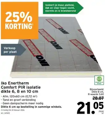 GAMMA Iko Enertherm Comfort PIR isolatie aanbieding