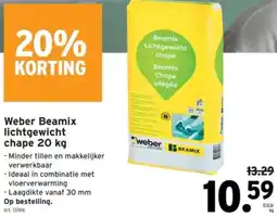 GAMMA Weber Beamix lichtgewicht chape aanbieding