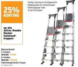 GAMMA Op alle Altrex Double Decker huishoudtrappen aanbieding