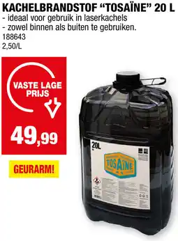 Hubo Kachelbrandstof tosaïne aanbieding