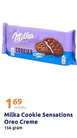 Action Milka Cookie Sensations Oreo Creme aanbieding