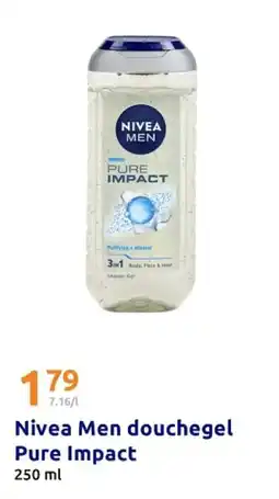 Action Nivea Men douchegel Pure Impact aanbieding