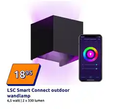 Action LSC Smart Connect outdoor wandlamp aanbieding