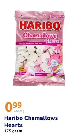 Action Haribo Chamallows Hearts aanbieding