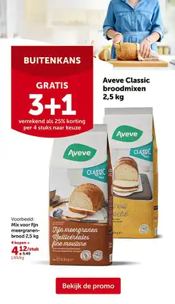 AVEVE Aveve Classic broodmixen 2,5 kg aanbieding