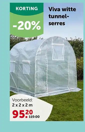 AVEVE Viva witte tunnelserres aanbieding